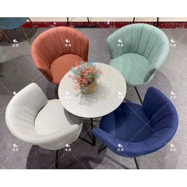 勝芳休閑椅批發 可旋轉餐椅 北歐主題桌椅 洽談桌椅 咖啡桌椅 咖啡臺桌椅 圍椅 陽臺桌椅 軟包椅 北歐椅 澳典家具批發