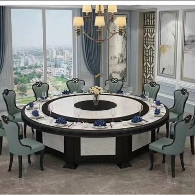 勝芳餐桌椅 電動圓桌 轉盤桌 實木旋轉大餐臺 大圓桌 酒店圓桌 飯店圓桌 實木餐桌椅 實木餐臺椅 中式餐桌椅 實木餐桌椅組合批發 木質家具 餐廳家具  長松家具