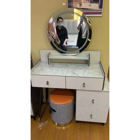 勝芳梳妝臺(tái)批發(fā) 現(xiàn)代簡約型 網(wǎng)紅小型化妝桌 輕奢 梳妝臺(tái) 梳妝桌 化妝柜 梳妝臺(tái) 化妝臺(tái) 化妝桌 廣興家具