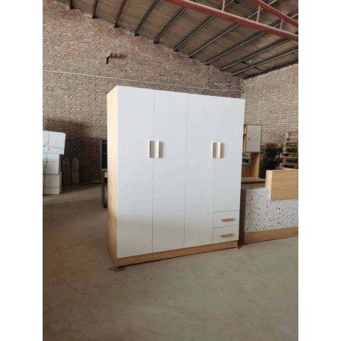 勝芳實木衣柜批發 家用臥室簡約現代小戶型柜子 出租房衣柜 儲物柜 兒童衣柜 出租房簡易掛衣櫥 廣興家具