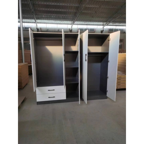 勝芳實木衣柜批發 家用臥室簡約現代小戶型柜子 出租房衣柜 儲物柜 兒童衣柜 出租房簡易掛衣櫥 廣興家具