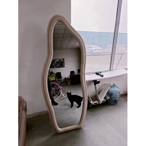 勝芳家具批發 鋁合金穿衣鏡 全身鏡 試衣鏡 落地鏡 服裝店鏡子 臥室長鏡子 全身鏡 簡約 立體 移動 卓然家具