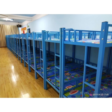 勝芳床鋪批發 輔導班午托床 上下床 高低床 小學生鐵床 上下鋪  雙層床 鐵架床 鐵藝床 福牛家具