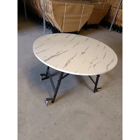 勝芳大圓桌 折疊桌批發 家用折疊大圓桌 吃飯桌子 簡易餐桌 飯店餐桌 圓桌 酒店桌 可移動餐桌 餐廳家具 飯店家具 辰陽家具