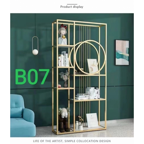 勝芳北歐鐵藝置物架 鳥籠置物架 客廳陽臺落地多層花架 服裝店包包架 金色展示架  正尚家具批發