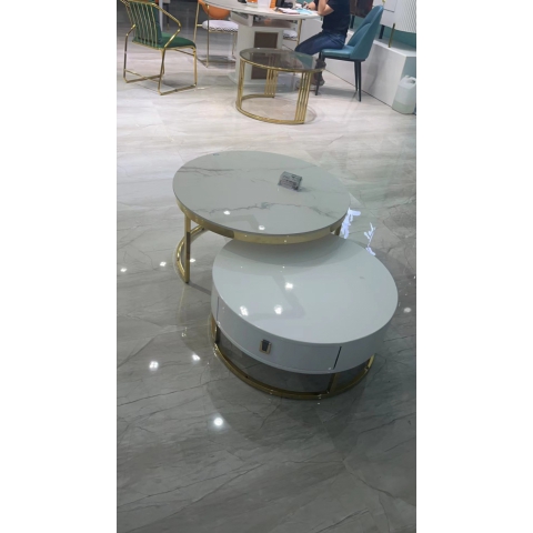 勝芳茶幾批發 套幾 巖板茶幾 鐵藝茶幾 客廳家具 輕奢茶幾 網紅套幾 億恒怡美嘉家具