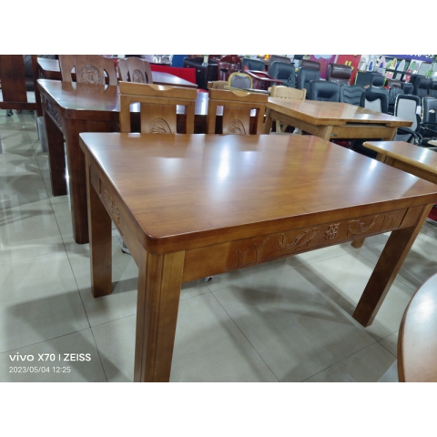 勝芳餐桌批發實木餐桌客廳家用工作休閑區茶桌 勝芳原生態橡木家具批發實木木餐桌椅 主題酒店桌椅 實木餐桌餐椅批發 桌面 戶外實木餐桌 泓涵家具