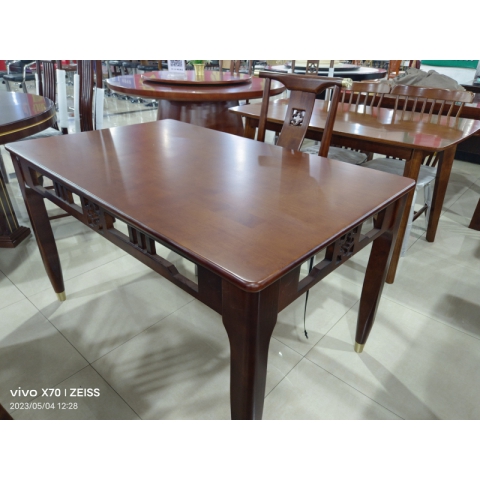 勝芳餐桌批發實木餐桌客廳家用工作休閑區茶桌 勝芳原生態橡木家具批發實木木餐桌椅 主題酒店桌椅 實木餐桌餐椅批發 桌面 戶外實木餐桌 泓涵家具