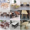 勝芳餐桌椅批發鋼木餐桌椅批發 轉印餐桌飯店桌椅主題餐廳桌椅鋼木勝芳餐桌椅批發鋼木餐桌椅批發 快餐桌 宜美家具