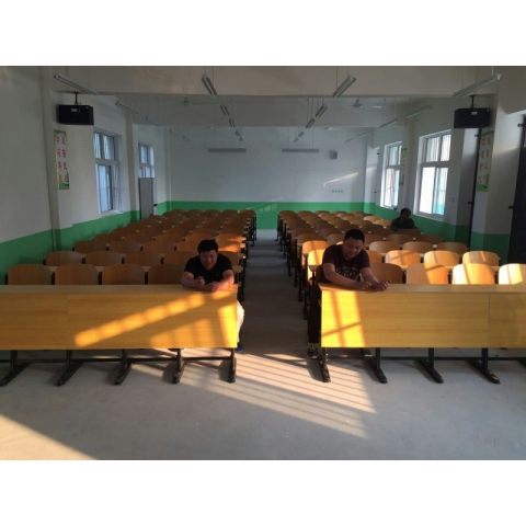 【嘉琪家具】廠家直供勝芳階梯教室排椅 禮堂椅 學生排椅  課桌椅 影院椅 報告廳椅 培訓椅 會議室聯排椅