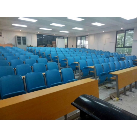 【嘉琪家具】廠家直供勝芳階梯教室排椅 禮堂椅 學生排椅  課桌椅 影院椅 報告廳椅 培訓椅 會議室聯排椅