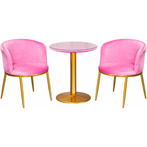 勝芳休閑輕奢桌椅批發 卡座 咖啡桌椅 網紅桌椅 酒店家具 軟包椅 接待桌椅 鈦金桌椅 北歐鈦金桌椅 岳明達家具