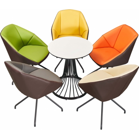 勝芳休閑輕奢桌椅批發 卡座 咖啡桌椅 網紅桌椅 酒店家具 軟包椅 接待桌椅 鈦金桌椅 北歐鈦金桌椅 岳明達家具