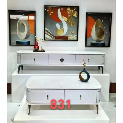 勝芳茶幾電視柜批發巖板成套批發 板式茶幾電視柜 客廳家具 簡約 簡歐 時尚家具歐式 創意家具  博延家具