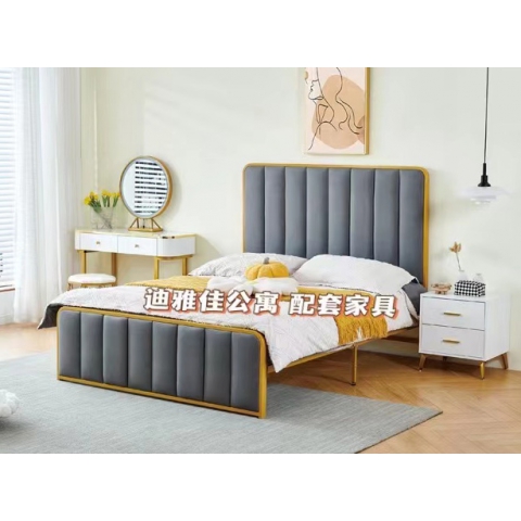 勝芳鐵床批發 歐式鐵藝床 復古旅館鐵架床 雙人床 酒店公寓床 臥室鐵架床 公主床 金屬床 迪雅佳公寓套房家具