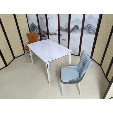 勝芳巖板餐桌批發 意式輕奢餐桌 抽拉臺  亮光巖板餐桌 小戶型餐臺 啞光巖板餐桌 餐廳餐桌椅 巖板餐臺簡約餐桌 隆派家具