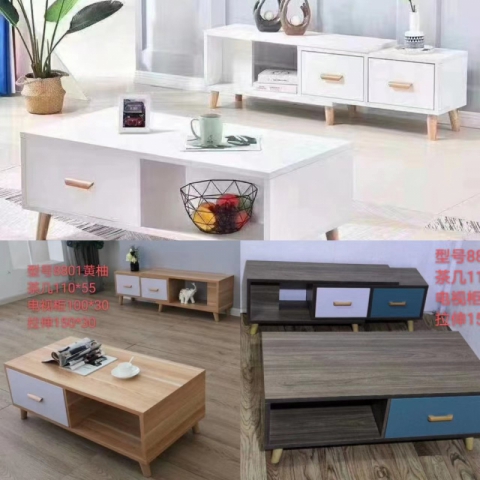 板式茶幾 電視柜   大量現貨   可來廠驗貨