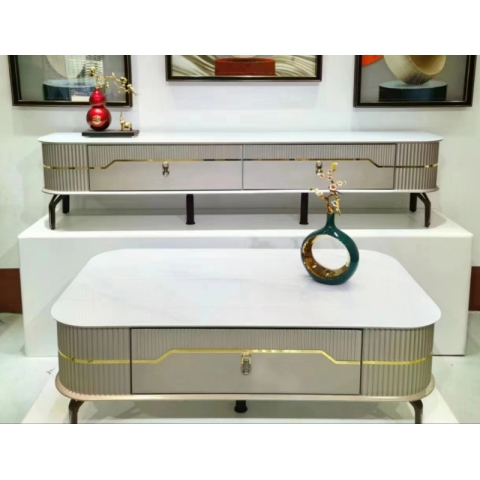 勝芳茶幾電視柜批發 板式茶幾電視柜 時尚茶幾電視柜組合 玻璃茶幾電視柜組合 簡約茶幾電視柜組合 客廳家具 巖板茶幾電視柜 新巢家具