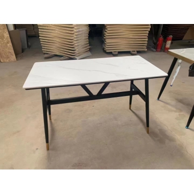 勝芳餐桌椅批發 餐桌 簡約現代 理石餐桌 巖板餐臺 HK桌子 K字桌小戶型餐臺 歐式餐臺 簡約餐桌 餐廳家具 紹明家具