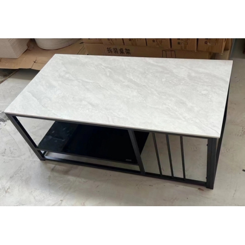 勝芳巖板茶幾批發 巖板茶幾 辦公茶幾 家用茶幾 鐵藝茶幾 宏鎧家具