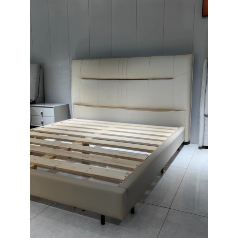 勝芳床鋪批發 雙人床 軟床 現代簡約軟床 北歐輕奢軟床 臥室家具 小戶型家具 高檔床 高端床 冠榮家具