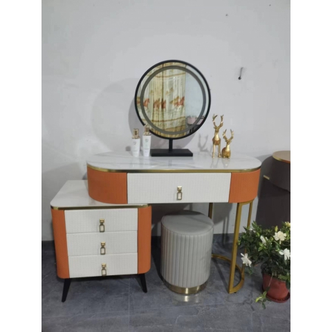 勝芳梳妝臺批發 現代簡約梳妝臺 網紅小型化妝桌 輕奢 梳妝臺 梳妝桌 化妝柜 臥室梳妝臺  高顏值梳妝臺 銘澤家具