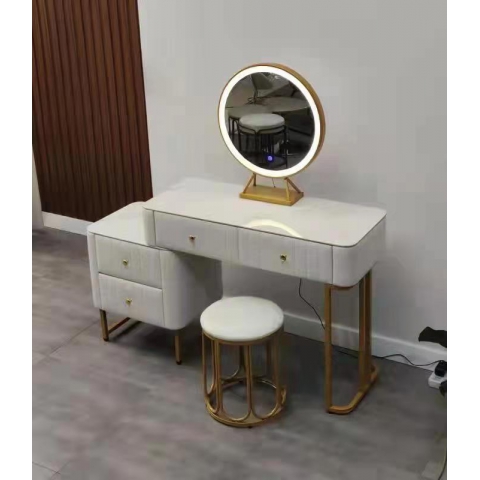 勝芳梳妝臺批發 現代簡約梳妝臺 網紅小型化妝桌 輕奢 梳妝臺 梳妝桌 化妝柜 臥室梳妝臺  高顏值梳妝臺 銘澤家具
