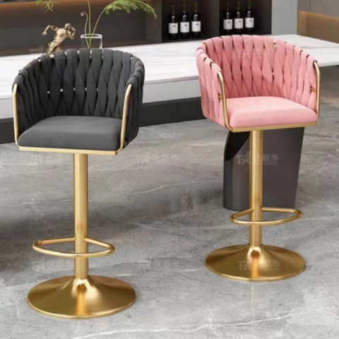 勝芳酒吧椅批發 酒吧臺椅子 復古美式吧椅 高腳椅凳 KTV前臺椅 高腳椅 吧臺凳 理發椅 靠背酒吧椅 升降椅 鑫寶家具