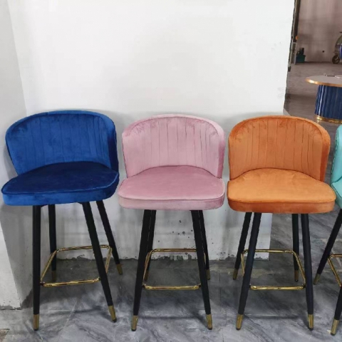 勝芳吧椅批發 酒吧臺椅子 復古美式吧椅 高腳椅凳 KTV前臺椅 高腳椅 吧臺凳 理發椅 靠背酒吧椅 升降椅 金奧福家具