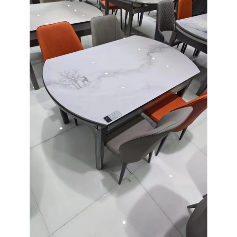 勝芳餐桌批發 家用餐桌 巖板餐桌 簡易餐桌  抽拉臺 世豪家具