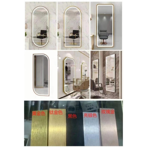 勝芳家具批發 鋁合金穿衣鏡 全身鏡 試衣鏡 落地鏡 服裝店鏡子 臥室長鏡子 全身鏡 簡約 立體 移動 佰達家具