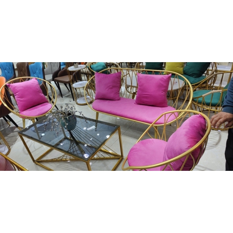 勝芳輕奢現代鐵藝沙發  小戶型網紅沙發 工作室接待組合沙發 現代簡約沙發 服裝店 辦公室 會客沙發  正尚家具批發