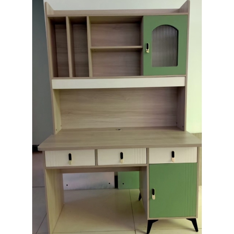 勝芳書桌電腦桌批發 書桌  電腦桌  學習桌 課桌 書架  書架一體 多寶閣 實木書桌 家用書桌 王偉家具