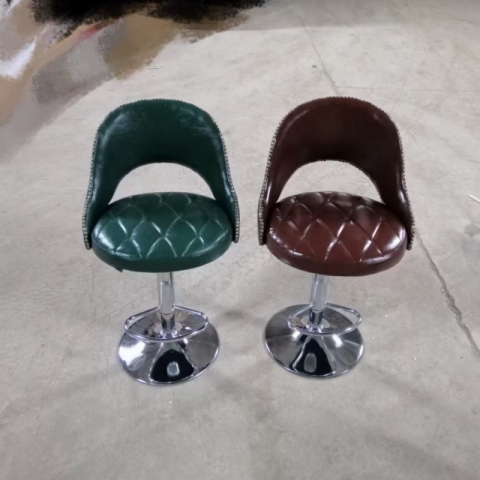 勝芳吧椅批發 酒吧臺椅子 復古美式吧椅 高腳椅凳 KTV前臺椅 高腳椅 吧臺凳 理發椅 靠背酒吧椅 升降椅 金奧福家具