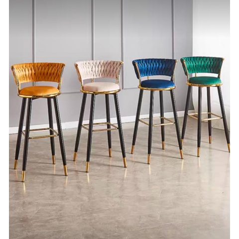 勝芳吧椅批發 酒吧臺椅子 復古美式吧椅 高腳椅凳 KTV前臺椅 高腳椅 吧臺凳 理發椅 靠背酒吧椅 升降椅 金奧福家具