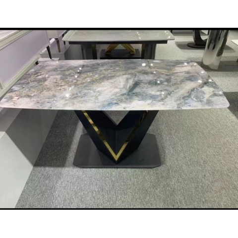 勝芳餐桌批發 超晶石桌面 餐桌 家用餐桌 理石餐桌 巖板餐桌  微晶 卓馳億森家具