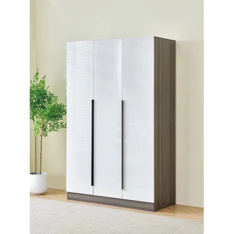 勝芳家具批發衣柜 高光板衣柜 木質衣柜 兩開門衣柜 板式衣柜 時尚衣柜 現代簡約衣柜 臥室家具永興家具