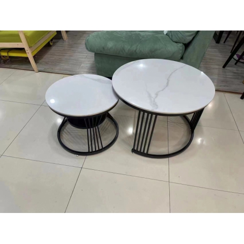 勝芳茶幾批發 子母套幾密度板吸塑Uv 巖板茶幾 客廳家具 輕奢茶幾 網紅套幾 茶幾組合 家用茶幾 亨悅家具