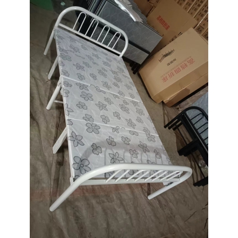 勝芳床鋪批發 折疊床 單人床 雙人床 高低床 午休床 行軍床 簡易床 鐵質板床 板床批發軍龍家具