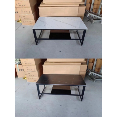 勝芳巖板茶臺批發巖板茶臺火燒石茶臺一體茶臺巖功夫茶桌 泡茶桌飲茶桌品茶桌巖板茶幾辦公茶幾家用茶幾鐵藝茶幾  宜美家具