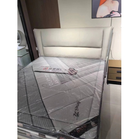 勝芳床鋪批發 雙人床 軟床 現代簡約軟床 北歐輕奢軟床 臥室家具 小戶型家具 高檔床 高端床 鴻宇家具