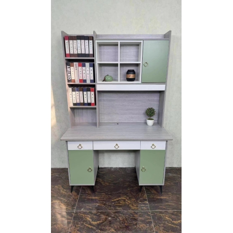 勝芳書桌電腦桌批發 書桌  電腦桌  學習桌 課桌 書架  書架一體 多寶閣 實木書桌 家用書桌 王偉家具