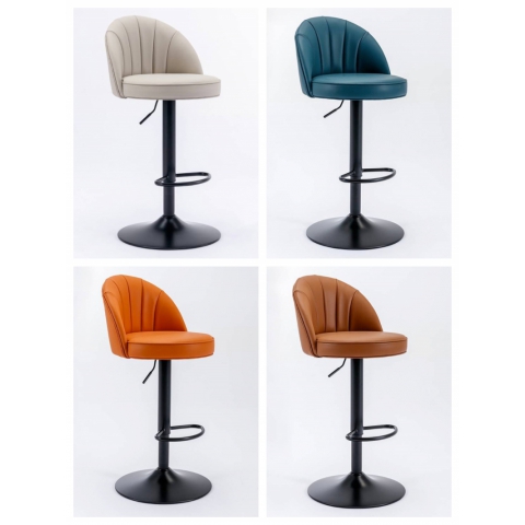 勝芳吧椅批發 酒吧臺椅子 復古美式吧椅 高腳椅凳 KTV前臺椅 高腳椅 吧臺凳 理發椅 靠背酒吧椅 升降椅 金奧福家具