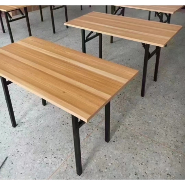 勝芳折疊桌批發 快餐桌 食堂桌 鋼木餐桌 折疊桌架 方形簡易折疊餐桌 長方形餐桌 小戶型家用折疊飯桌 金寶家具