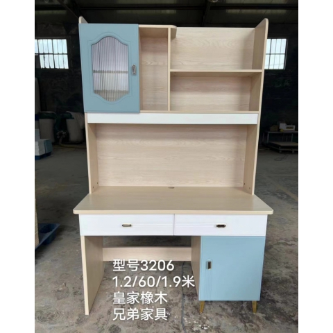 勝芳電腦桌批發 書桌書架組合 板式電腦桌 一體桌 現代簡約家用學生電腦臺式桌 臥室書柜 寫字桌子 寫字桌 寫字臺 帶抽屜電腦桌 臥室家具 兄弟家具