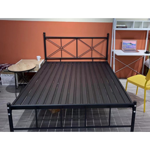 勝芳鐵床批發 歐式鐵藝床 復古旅館鐵架床 雙人床 酒店公寓床 臥室鐵架床 公主床 金屬床 迪雅佳公寓套房家具