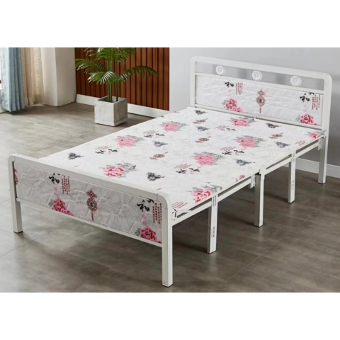 勝芳床鋪批發 折疊床 單人床 雙人床 高低床 午休床 行軍床 簡易床 鐵質板床 板床批發軍龍家具