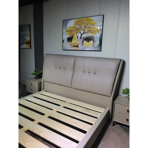 勝芳床鋪批發 軟床 軟體床 婚床 主臥室床 雙人 經濟型簡易租房床 公寓酒店農家院床鋪 家用 小戶型 床頭 羅納爾家具