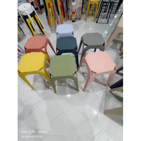 勝芳凳子批發 塑料凳子 套凳 加厚成人家用餐桌 李氏凳業