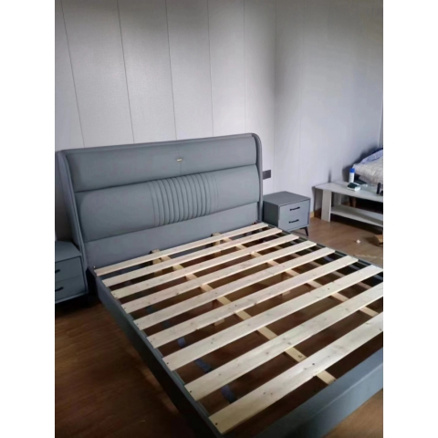 勝芳床鋪批發 雙人床 軟床 現代簡約軟床 北歐輕奢軟床 臥室家具 小戶型家具 高檔床 高端床 鴻宇家具